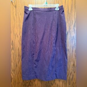 Elegant Purple Women's Skirt